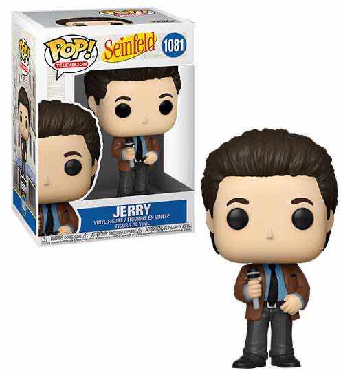 Photo 3 of NEW FUNKO POP! SEINFELD TEE & VINYL FIGURE BUNDLE, JERRY STAND UP T-SHIRT & #1081 JERRY DOING STAND UP (COLOR:BLACK, SIZE:3X)