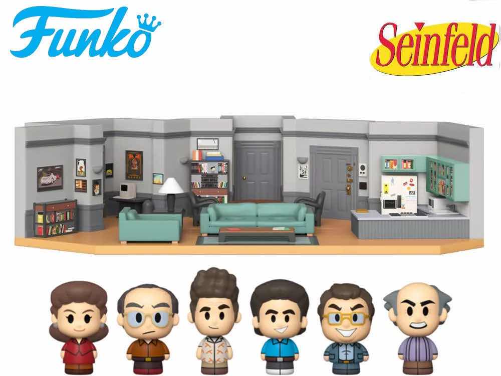 Photo 8 of NEW 6-PACK COMPLETE SET FUNKO MINI MOMENTS, SEINFELD JERRY’S APARTMENT “ELAINE, GEORGE, JERRY, KRAMER, NEWMAN & UNCLE LEO”