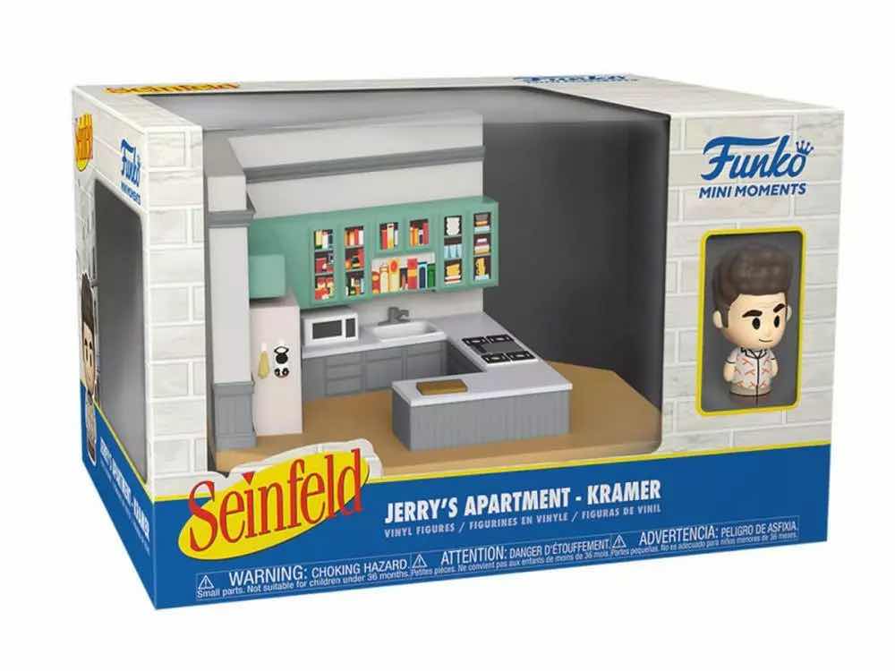 Photo 5 of NEW 6-PACK COMPLETE SET FUNKO MINI MOMENTS, SEINFELD JERRY’S APARTMENT “ELAINE, GEORGE, JERRY, KRAMER, NEWMAN & UNCLE LEO”