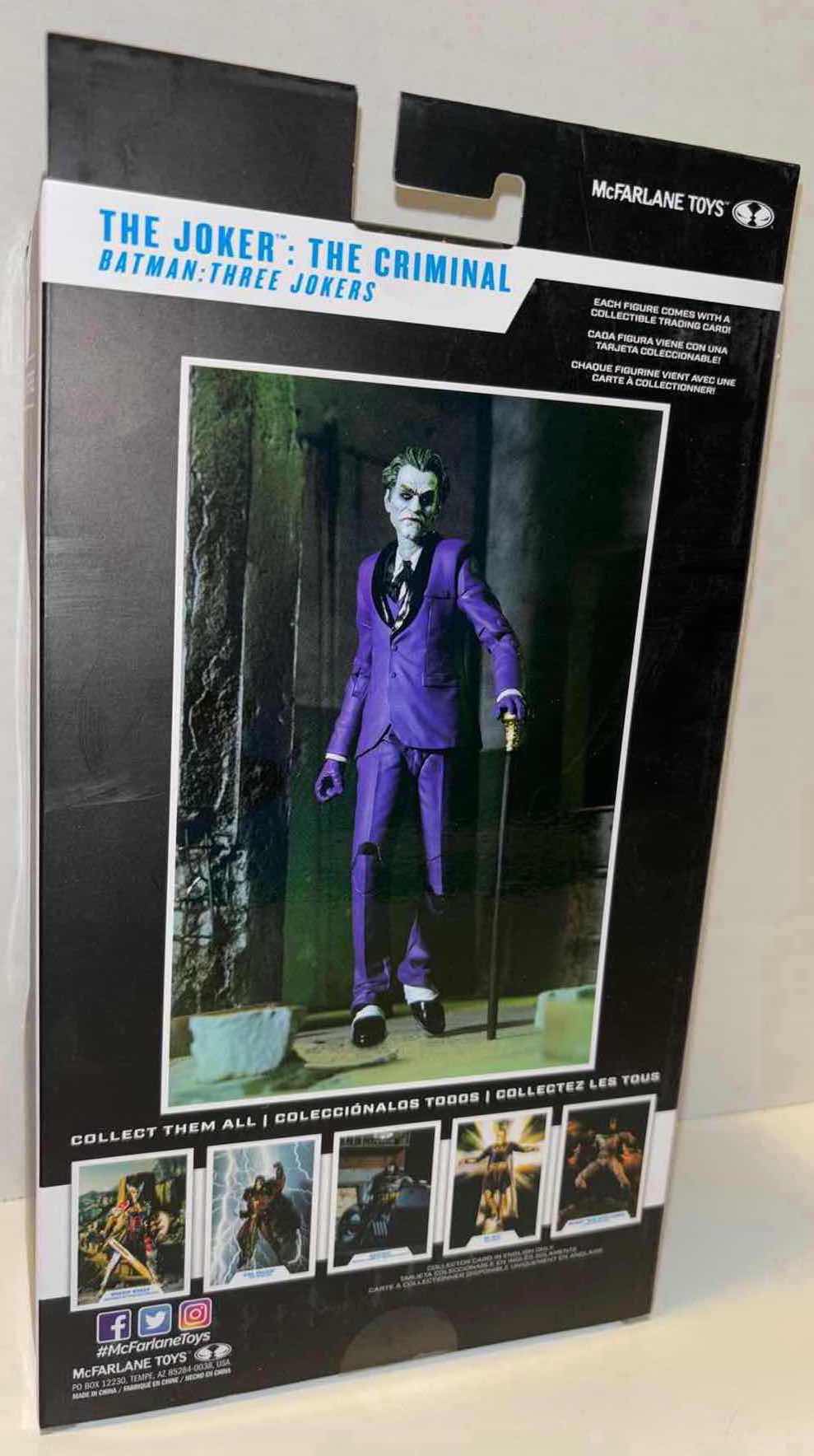 Photo 3 of NEW MCFARLANE TOYS DC MULTIVERSE ACTION FIGURE & ACCESSORIES, BATMAN:
THREE JOKERS "THE JOKER: THE CRIMINAL"