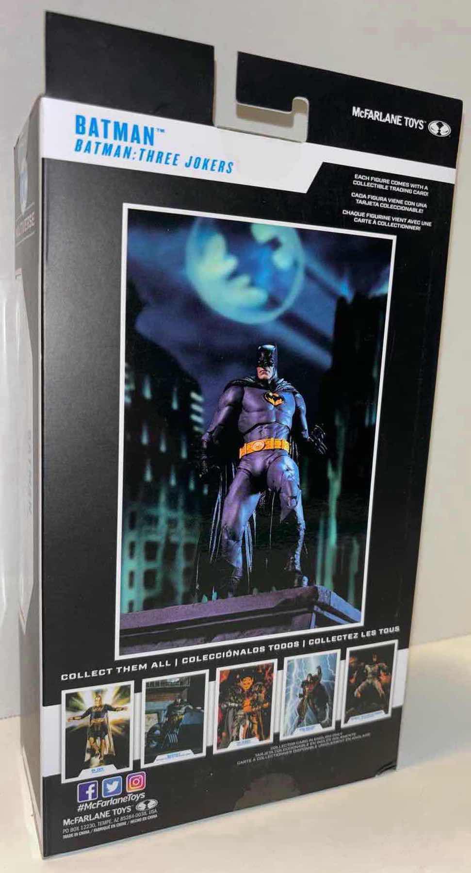 Photo 3 of NEW MCFARLANE TOYS DC MULTIVERSE ACTION FIGURE & ACCESSORIES, BATMAN:
THREE JOKERS "BATMAN"