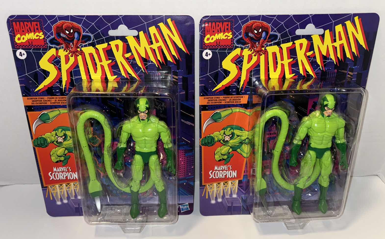 Photo 1 of NEW 2-PACK HASBRO MARVEL COMICS SPIDER-MAN ACTION FIGURE, "MARVEL’S SCORPION”