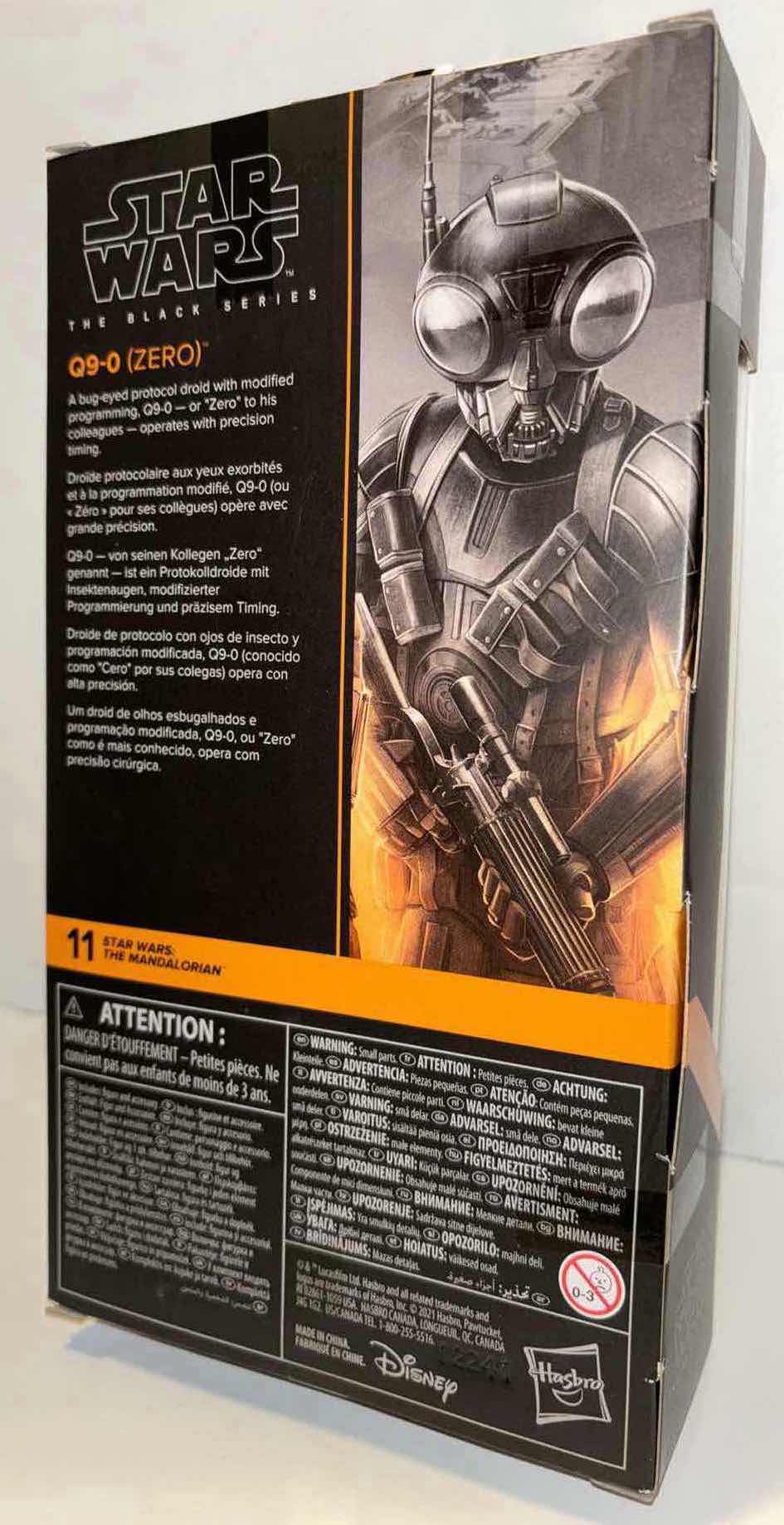 Photo 2 of NEW HASBRO STAR WARS THE BLACK SERIES ACTION FIGURE & ACCESSORIES, THE MANDALORIAN "Q9-0 (ZERO)"