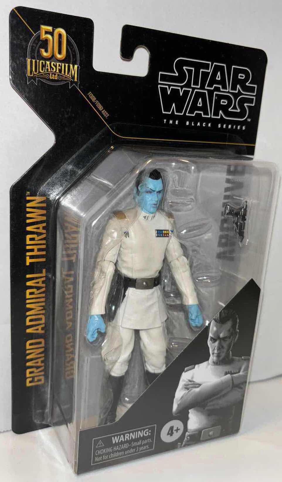 Photo 2 of NEW 2-PACK HASBRO KENNER STAR WARS THE BLACK SERIES ARCHIVE 50TH ANNIVERSARY 6” ACTION FIGURE & ACCESSORIES “GRAND ADMIRAL THRAWN”