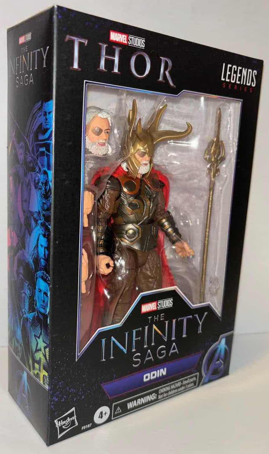 Photo 2 of NEW 6-PACK CASE HASBRO MARVEL LEGENDS SERIES THOR ACTION FIGURE &
ACCESSORIES, THE INFINITY SAGA
"ODIN"