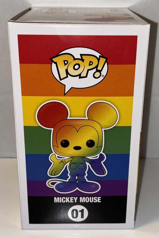 Photo 2 of NEW FUNKO POP! DISNEY PRIDE VINYL FIGURE, #01 “MICKEY MOUSE”