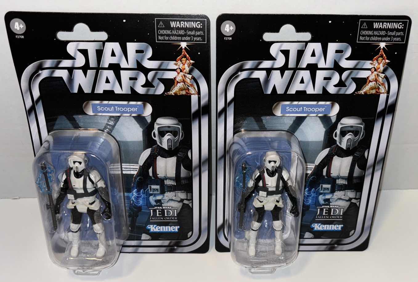 Photo 1 of NEW 2-PACK HASBRO/KENNER STAR WARS THE VINTAGE COLLECTION ACTION FIGURE & ACCESSORIES, JEDI FALLEN ORDER “SCOUT TROOPER”