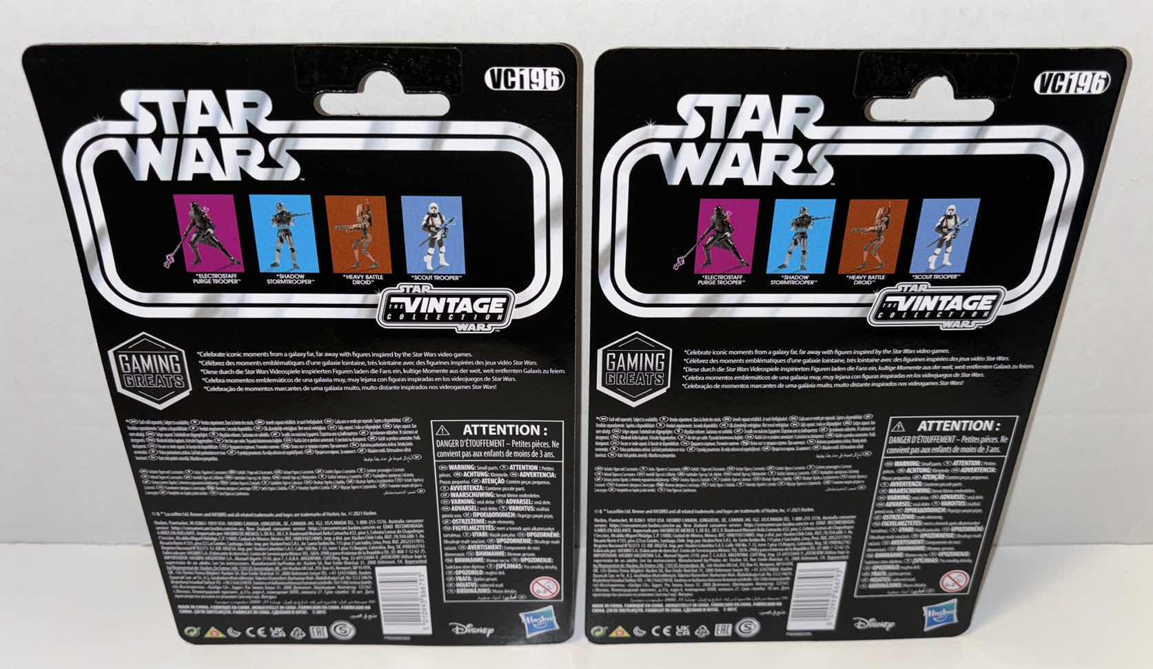 Photo 3 of NEW 2-PACK HASBRO/KENNER STAR WARS THE VINTAGE COLLECTION ACTION FIGURE & ACCESSORIES, JEDI FALLEN ORDER “SCOUT TROOPER”