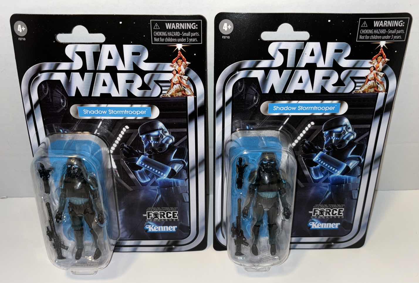 Photo 1 of NEW 2-PACK HASBRO/KENNER STAR WARS THE VINTAGE COLLECTION ACTION FIGURE & ACCESSORIES, THE FORCE UNLEASHED “SHADOW STORMTROOPER”