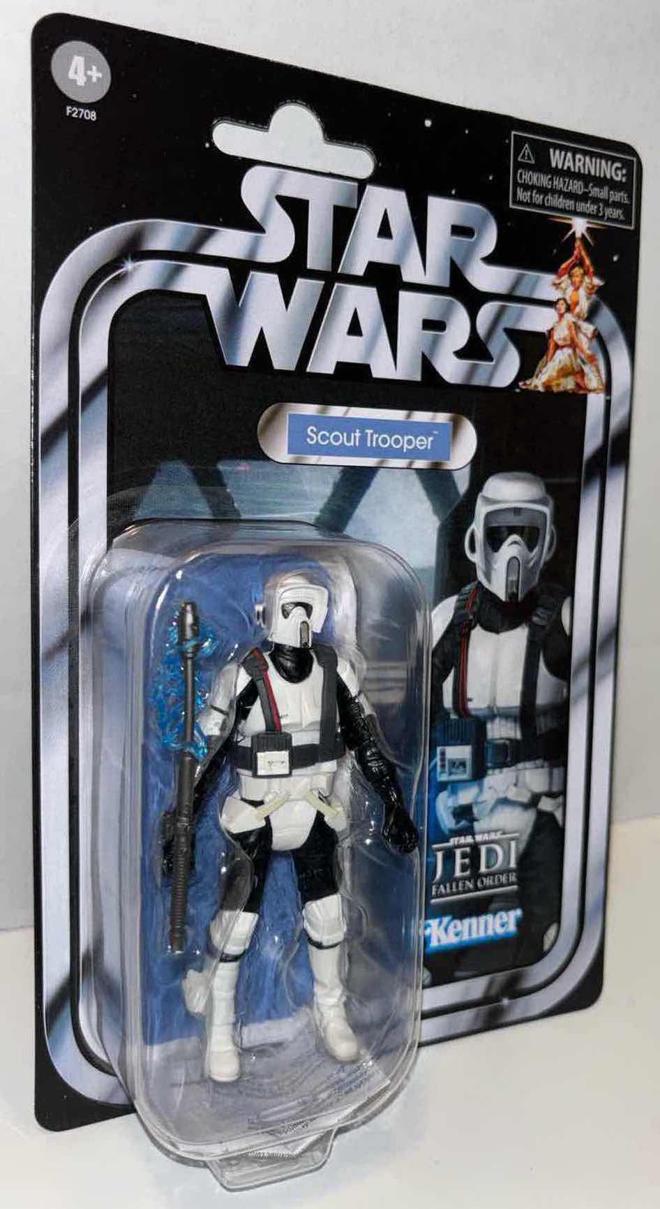 Photo 3 of NEW 2-PACK HASBRO/KENNER STAR WARS THE VINTAGE COLLECTION ACTION FIGURE & ACCESSORIES, JEDI FALLEN ORDER “ELECTROSTAFF PURGE TROOPER” & “SCOUT TROOPER”