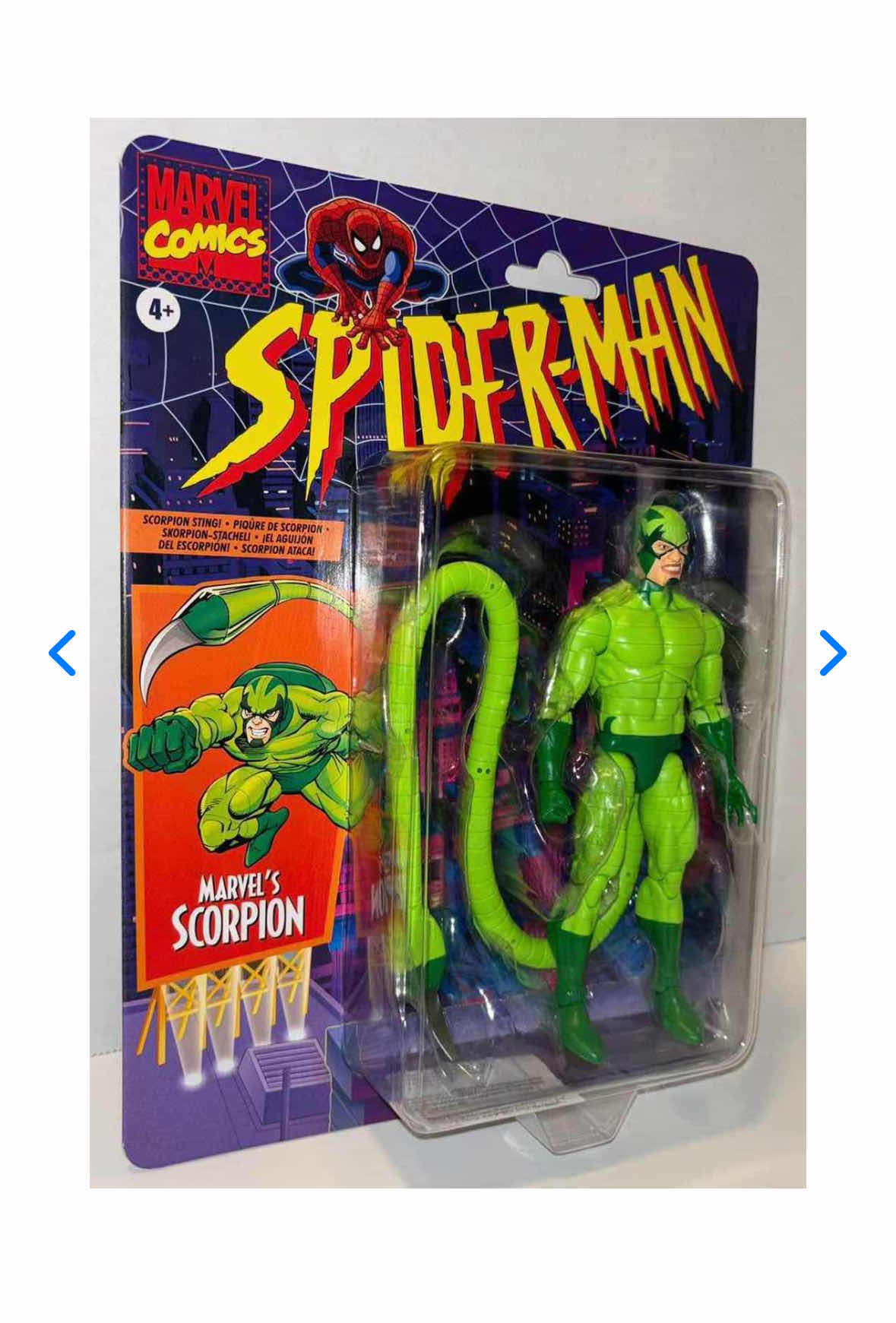 Photo 2 of NEW 2-PACK HASBRO MARVEL COMICS SPIDER-MAN ACTION FIGURE, "MARVEL'S SCORPION"