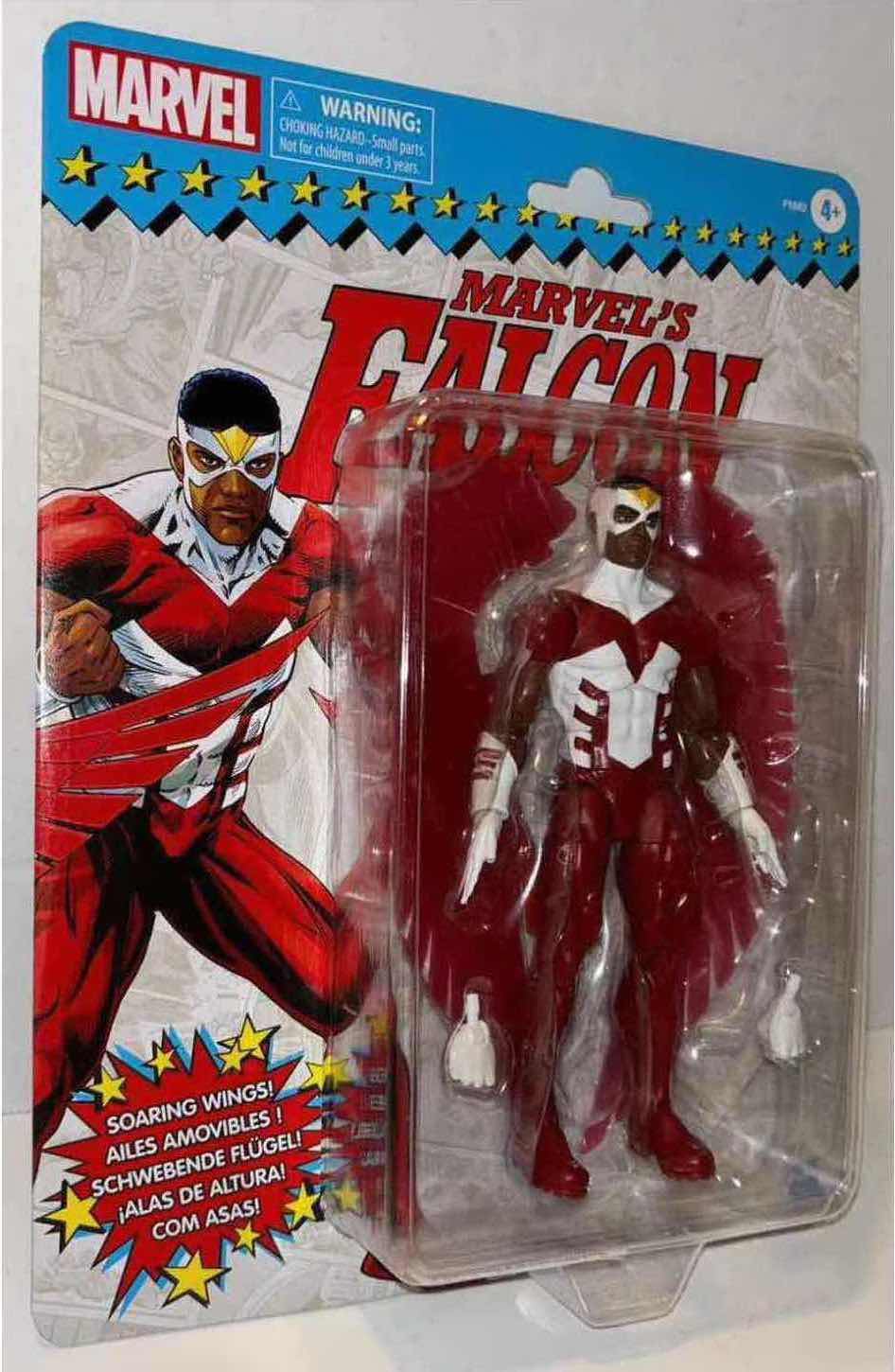 Photo 1 of NEW HASBRO MARVEL LEGENDS RETRO SERIES 6" ACTION FIGURE, "MARVEL'S FALCON"