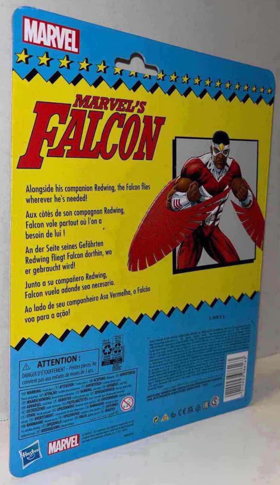 Photo 2 of NEW HASBRO MARVEL LEGENDS RETRO SERIES 6" ACTION FIGURE, "MARVEL'S FALCON"