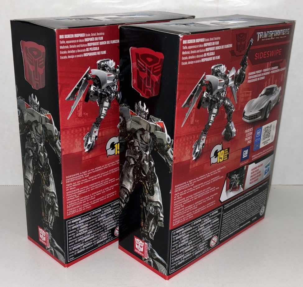 Photo 3 of NEW 2-PACK HASBRO TAKARA TOMY TRANSFORMERS DELUXE CLASS STUDIO SERIES REVENGE OF THE FALLEN #78 "SIDESWIPE" ACTION
FIGURE & ACCESSORIES