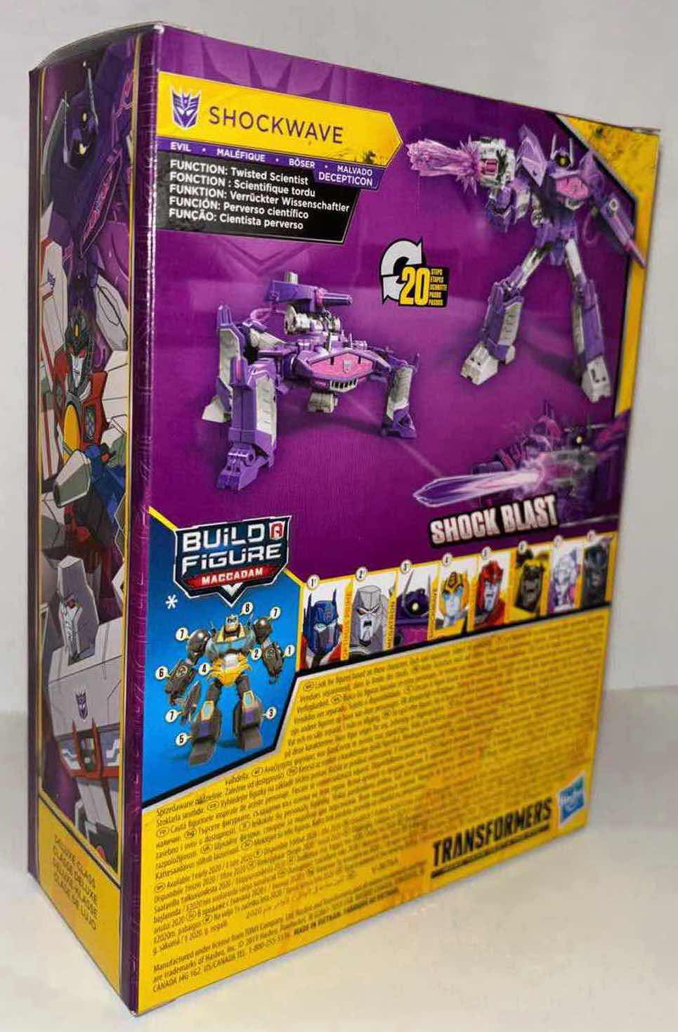 Photo 2 of NEW HASBRO TRANSFORMERS BUILD A FIGURE DELUXE CLASS BUMBLEBEE CYBERVERSE ADVENTURES
"SHOCKWAVE" ACTION FIGURE &
ACCESSORIES