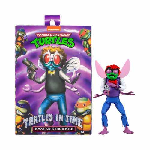 Photo 1 of NEW NECA TEENAGE MUTANT NINJA TURTLES TURTLES IN TIME “BAXTER STOCKMAN” ULTIMATE ACTION FIGURE & ACCESSORIES