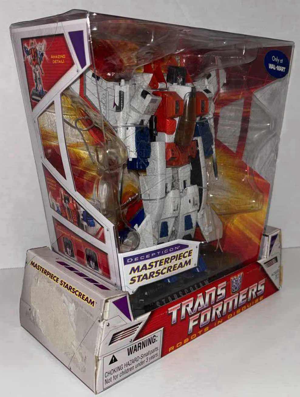 Photo 3 of NEW 2007 HASBRO TRANSFORMERS ROBOTS IN DISGUISE ACTION FIGURE, DECEPTICON “MASTERPIECE STARSCREAM”