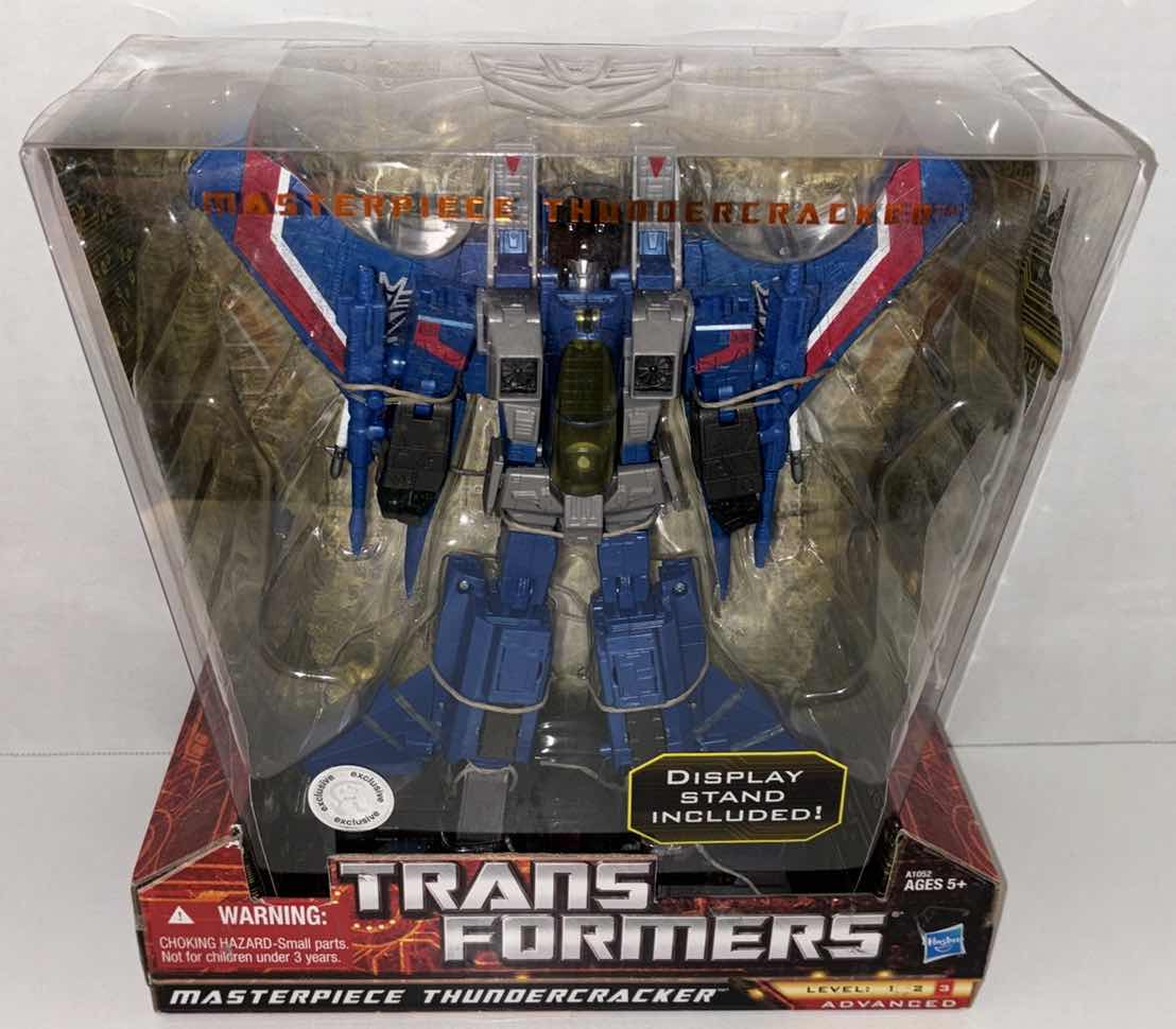 Photo 1 of NEW 2012 HASBRO TRANSFORMERS TOYS R US EXCLUSIVE ACTION FIGURE, DECEPTICON “MASTERPIECE THUNDERCRACKER”