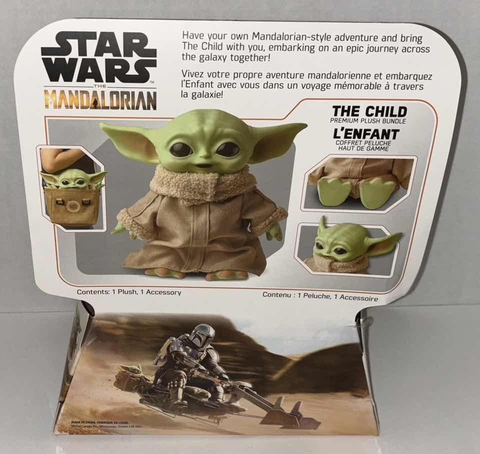 Photo 4 of NEW MATTEL STAR WARS THE MANDALORIAN "THE CHILD"
PREMIUM BUNDLE TALKING 10"
PLUSH TOY