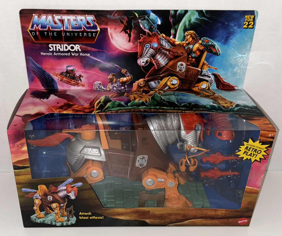 Photo 2 of NEW MASTERS OF THE UNIVERSE “STRIDOR- HEROIC ARMORED WAR HORSE” ACTION FIGURE