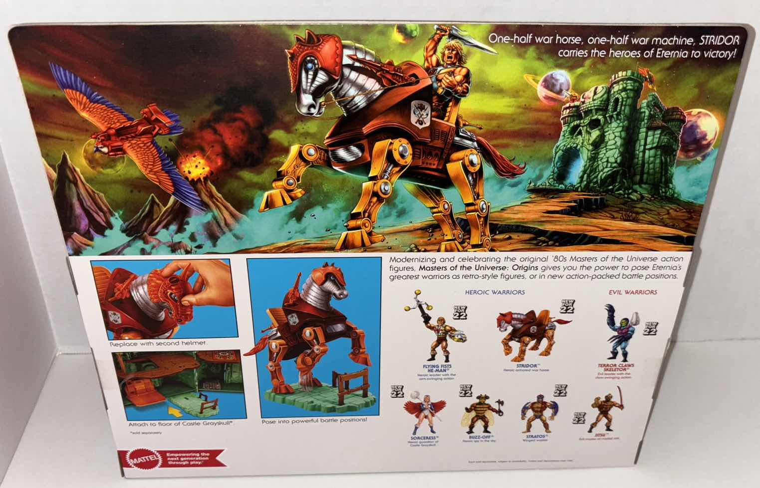 Photo 4 of NEW MASTERS OF THE UNIVERSE “STRIDOR- HEROIC ARMORED WAR HORSE” ACTION FIGURE