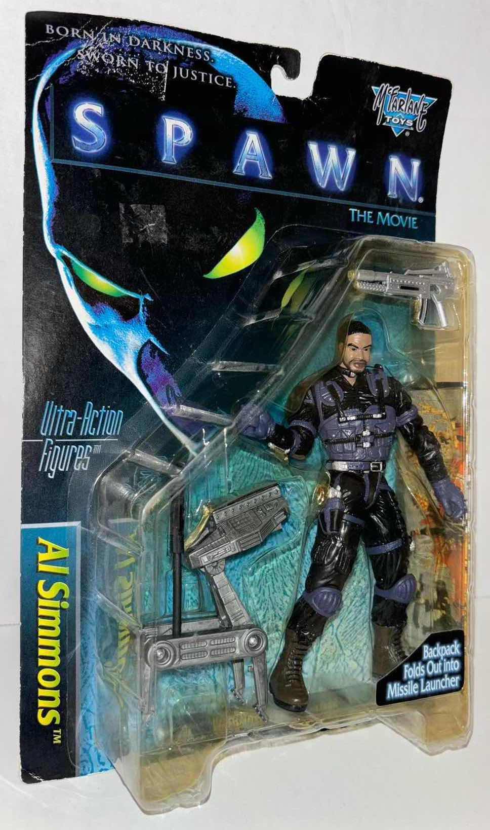 Photo 1 of NEW 1996 MCFARLANE TOYS SPAWN THE MOVIE ULTRA ACTION FIGURE, “AL SIMMONS”