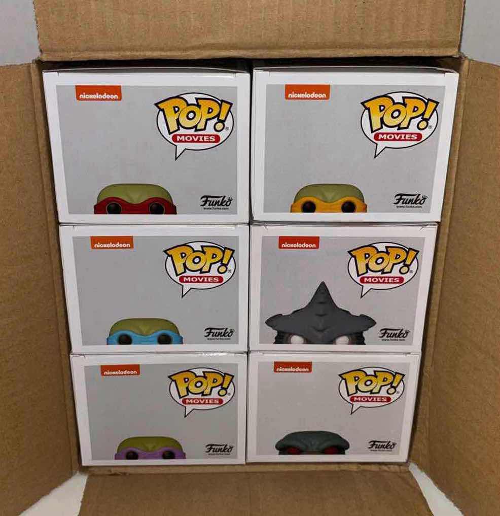 Photo 4 of NEW 6-PACK ASSORTED TEENAGE MUTANT NINJA TURTLES FUNKO POP! VINYL FIGURES, #1133, 1134, 1135, 1136, 1138, 1139