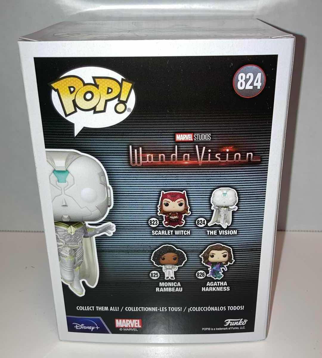 Photo 4 of NEW 6-PACK FUNKO POP! MARVEL BOBBLE-HEAD FIGURE, #824 THE VISION