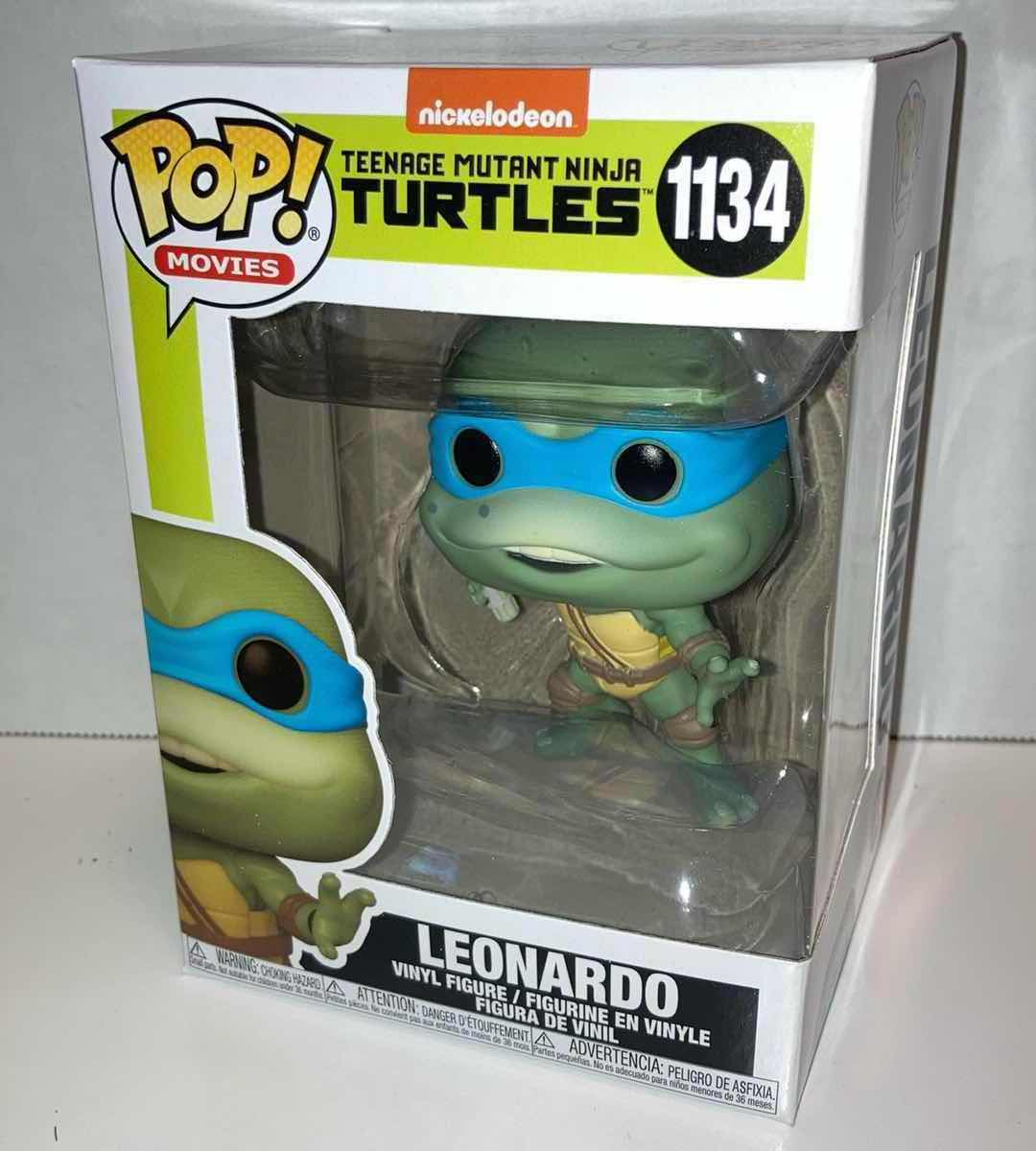 Photo 2 of NEW 6-PACK FUNKO POP! TEENAGE MUTANT NINJA TURTLES VINYL FIGURE, #1134 LEONARDO