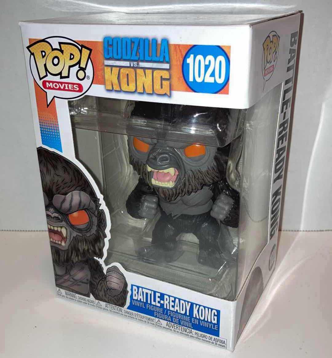 Photo 2 of NEW 6-PACK FUNKO POP! GODZILLA VS KONG VINYL FIGURE, #1020 BATTLE- READY KONG