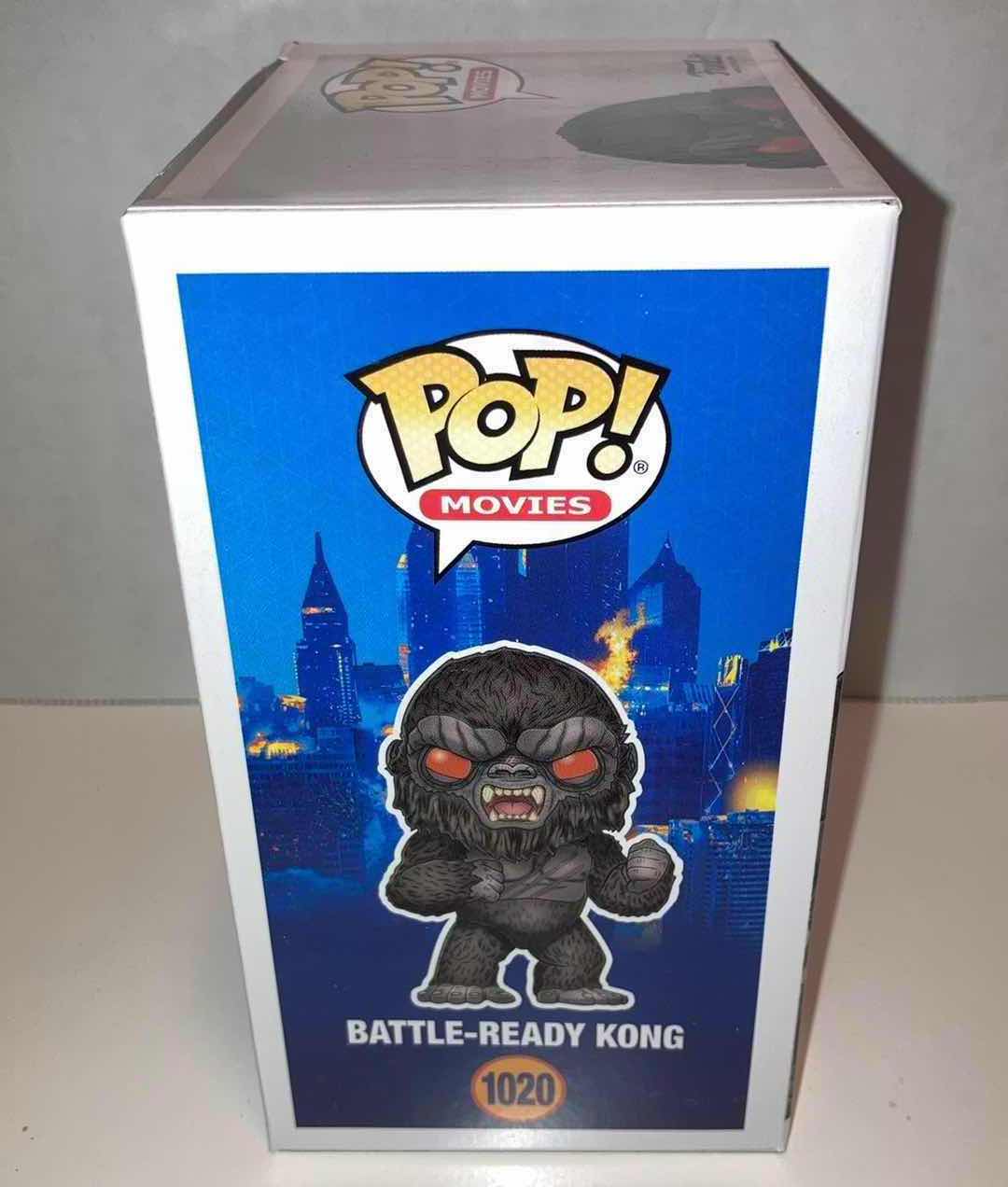 Photo 3 of NEW 6-PACK FUNKO POP! GODZILLA VS KONG VINYL FIGURE, #1020 BATTLE- READY KONG