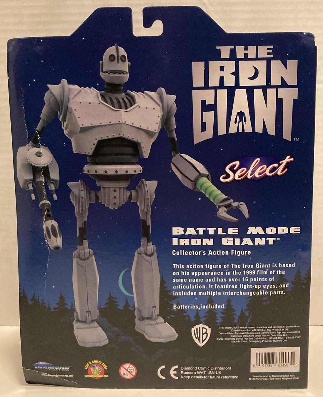 Photo 2 of NEW DIAMOND SELECT TOYS BATTLE MODE IRON GIANT ACTION FIGURE W ACCESSORIES