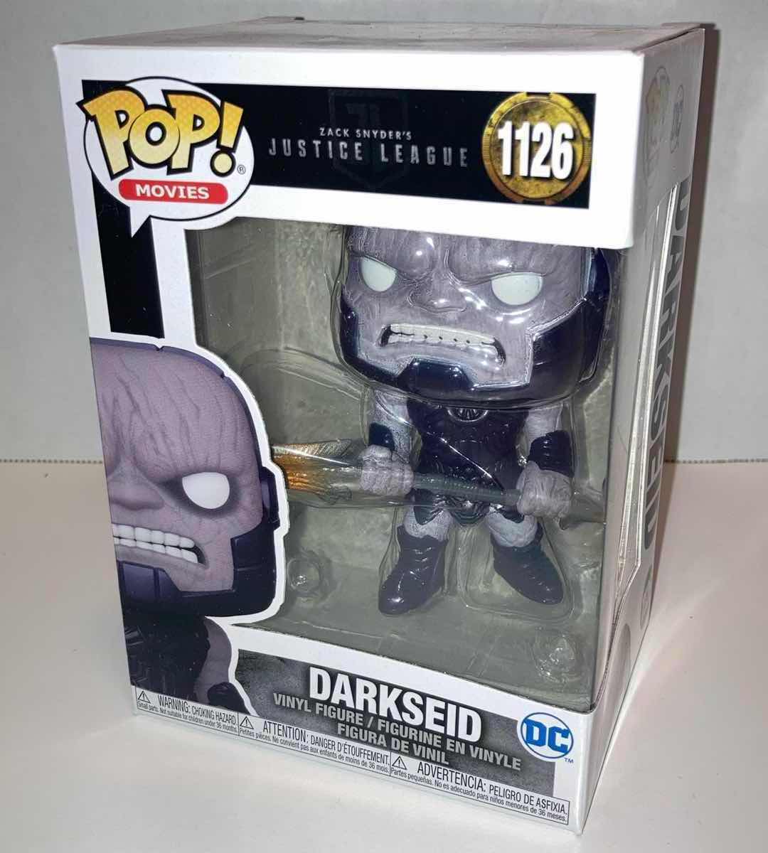 Photo 1 of NEW FUNKO POP! DC VINYL FIGURE, #1126 DARKSEID