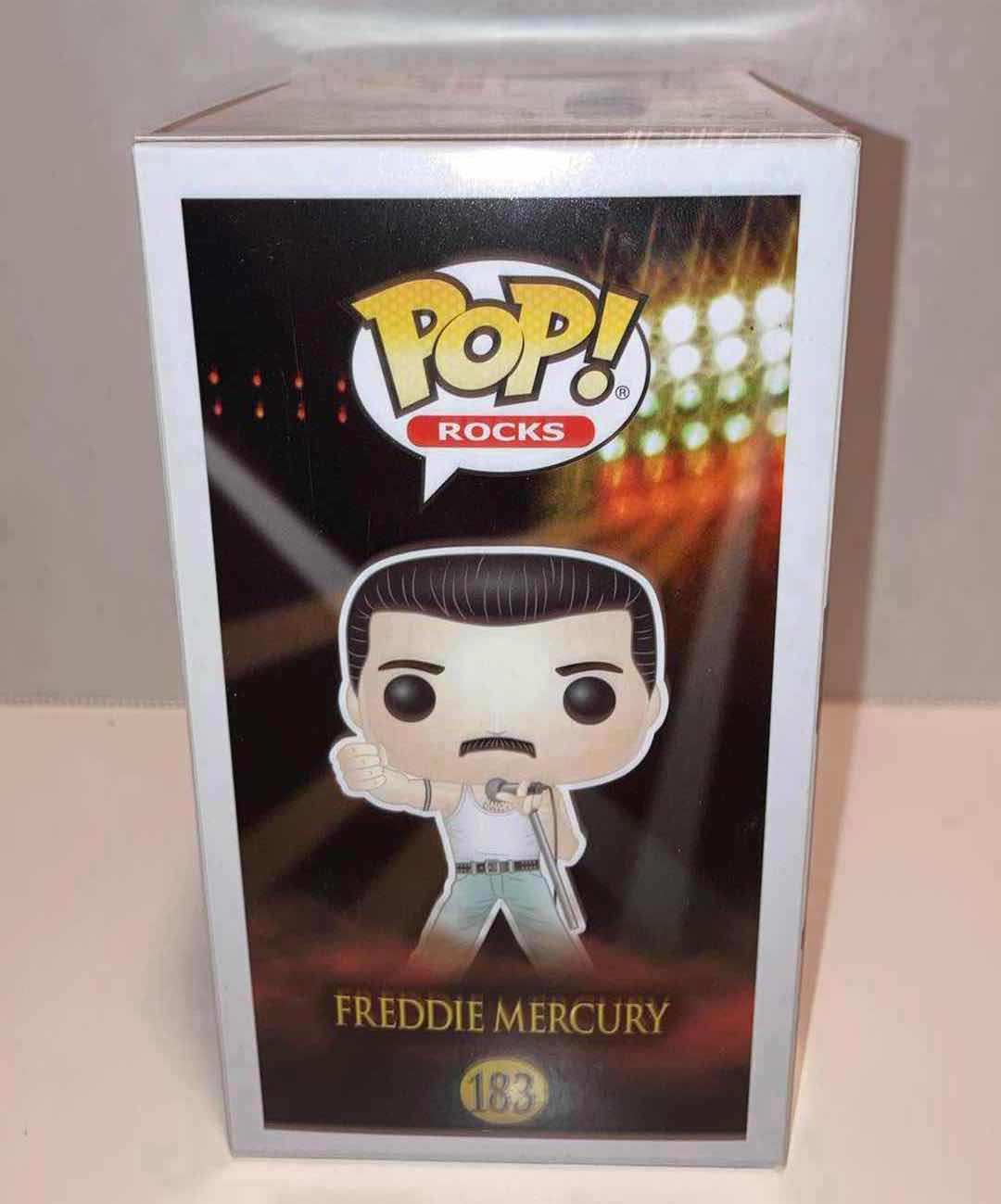 Photo 2 of NEW FUNKO POP! QUEEN VINYL FIGURE, #183 FREDDIE MERCURY