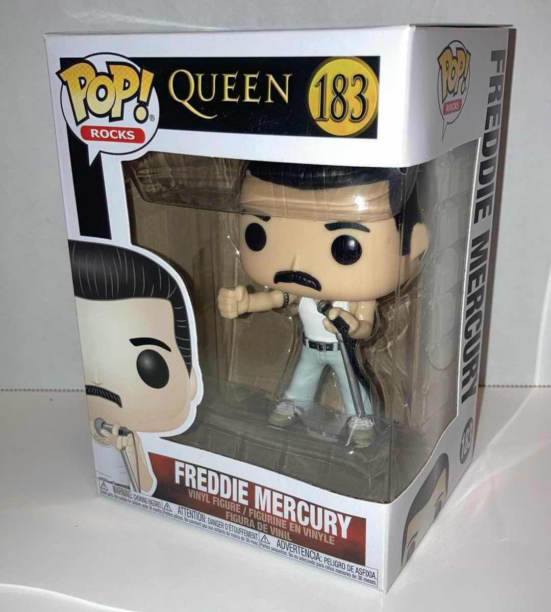 Photo 1 of NEW FUNKO POP! QUEEN VINYL FIGURE, #183 FREDDIE MERCURY