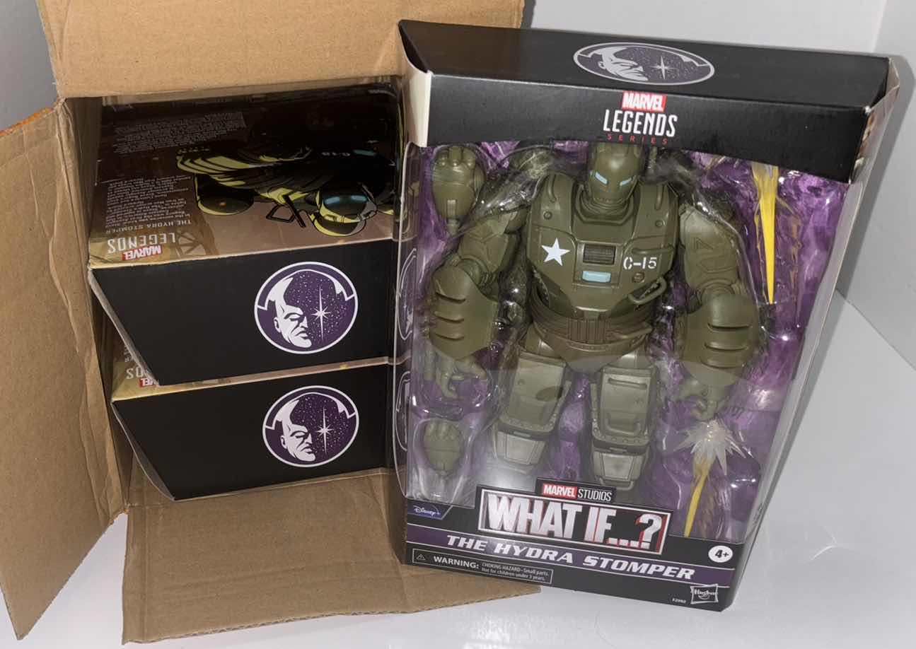 Photo 4 of NEW 3-PACK CASE HASBRO MARVEL LEGENDS SERIES 9” ACTION FIGURE & ACCESSORIES, WHAT IF…? “THE HYDRA STOMPER”