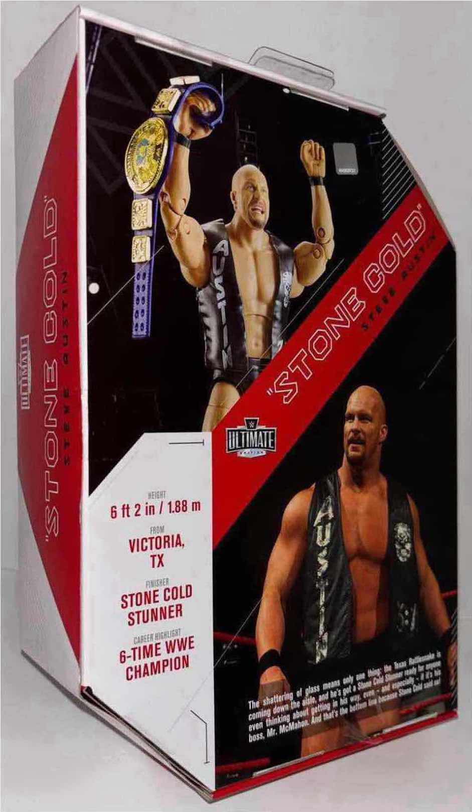 Photo 2 of NEW MATTEL WWE ULTIMATE EDITION ACTION FIGURE & ACCESSORIES, "STONE COLD STEVE AUSTIN"