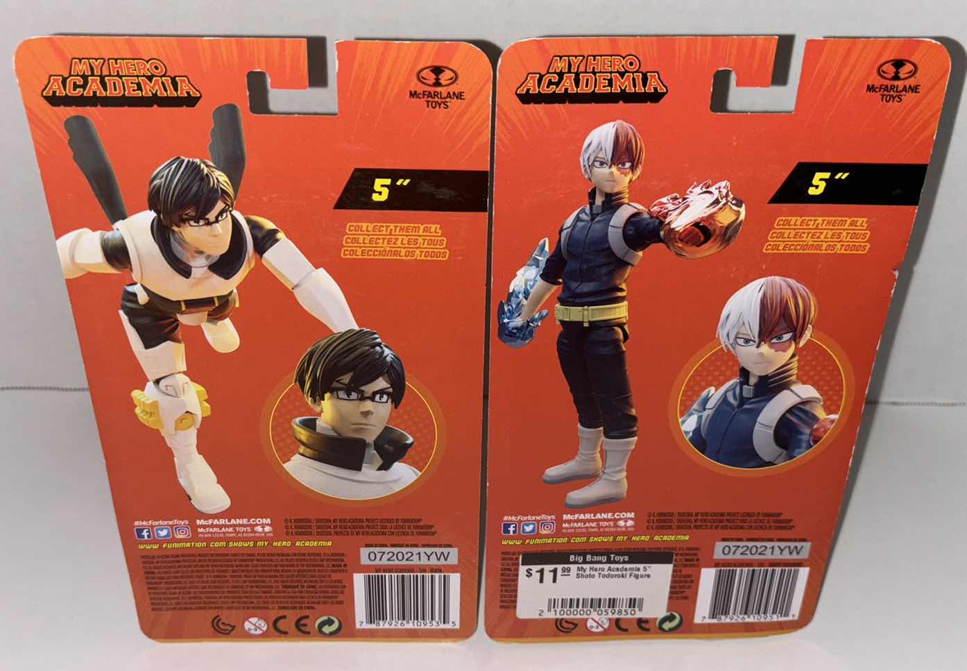 Photo 4 of NEW 2-PACK MCFARLANE TOYS MY HERO ACADEMIA ACTION FIGURES, “TENYA IIDA” & “SHOTO TODOROKI”