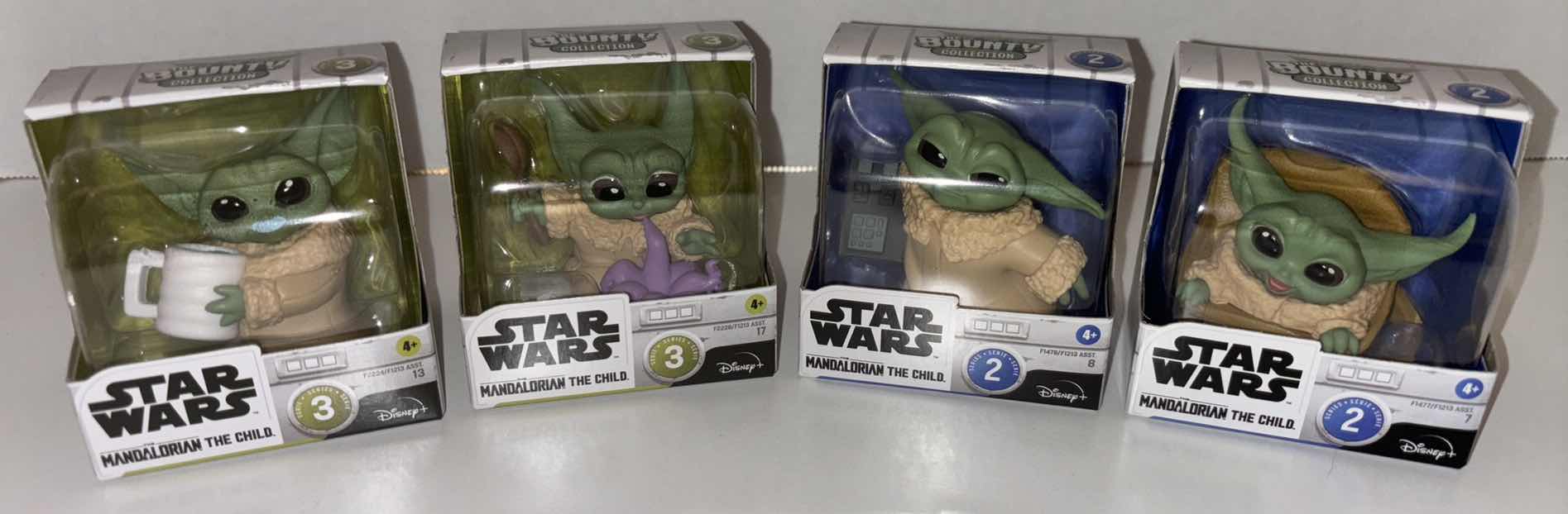 Photo 1 of NEW 4-PACK HASBRO STAR WARS THE BOUNTY COLLECTION, THE MANDALORIAN THE CHILD FIGURES