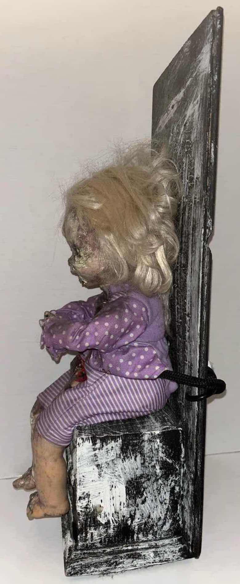 Photo 2 of 21” CREEPY DOLL STATUE