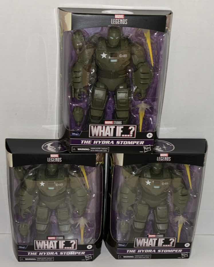 Photo 1 of NEW 3-PACK HASBRO MARVEL LEGENDS SERIES 9" ACTION FIGURE & ACCESSORIES, WHAT IF..? "THE HYDRA STOMPER"