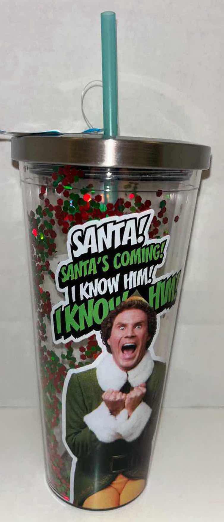 Photo 1 of NEW SPOONTIQUES "ELF" THEMED 20 OZ INSULATED CUP