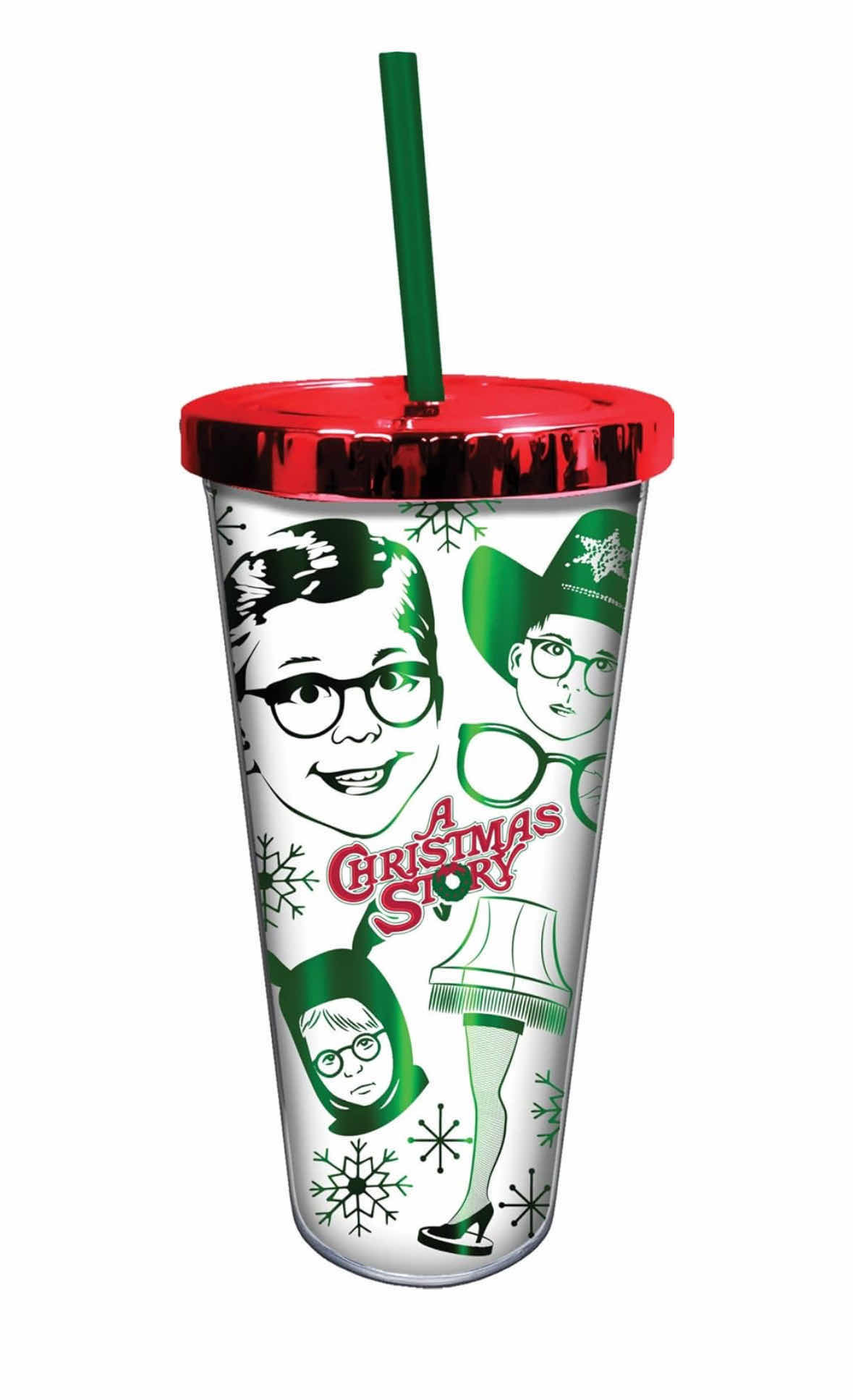 Photo 1 of NEW SPOONTIQUES “A CHRISTMAS STORY" THEMED 20 OZ INSULATED CUP