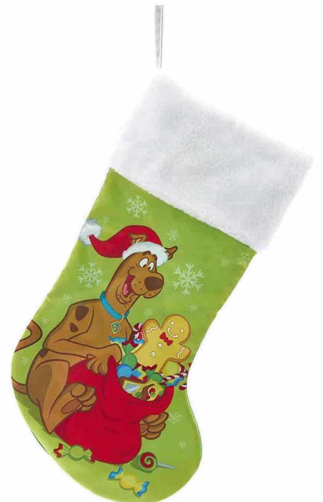 Photo 1 of NEW 3-PACK KURT S. ADLER SCOOBY-DOO 19” STOCKING W/ WHITE PLUSH CUFF