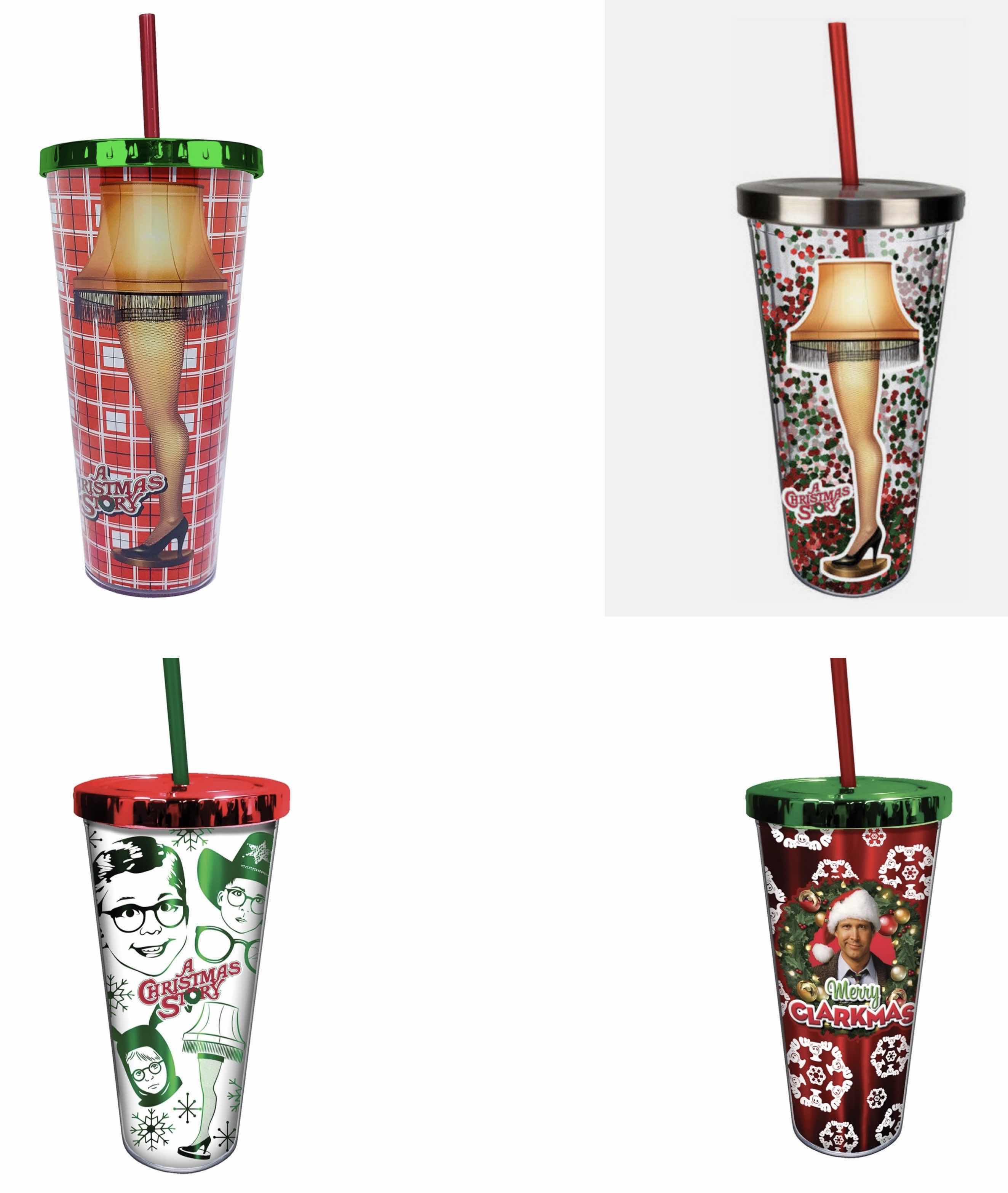 Photo 1 of NEW ASSORTED 8-PACK SPOONTIQUES CHRISTMAS THEMED 20 OZ INSULATED CUPS