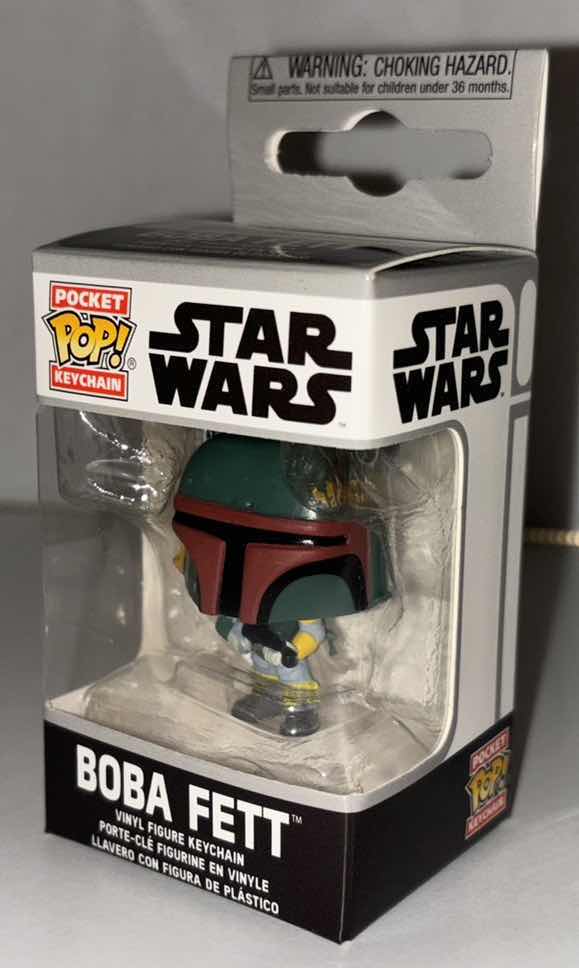 Photo 2 of NEW 12-PACK FUNKO POP!
STAR WARS POCKET POP VINYL FIGURE KEYCHAIN "BOBA FETT”