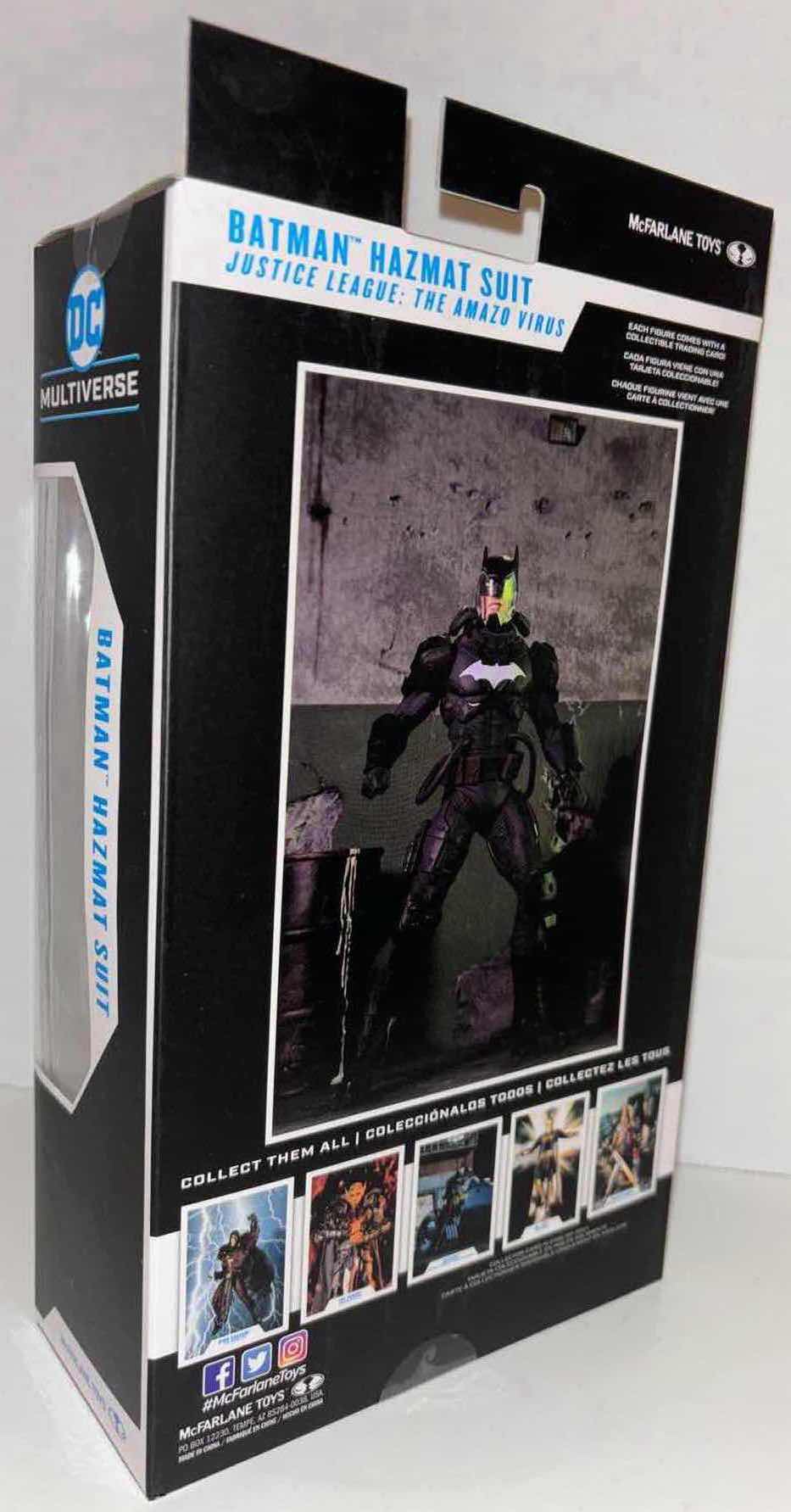 Photo 3 of NEW 6-PACK MCFARLANE TOYS DC MULTIVERSE ACTION FIGURE & ACCESSORIES, JUSTICE LEAGUE: THE AMAZO VIRUS “BATMAN HAZMAT SUIT”