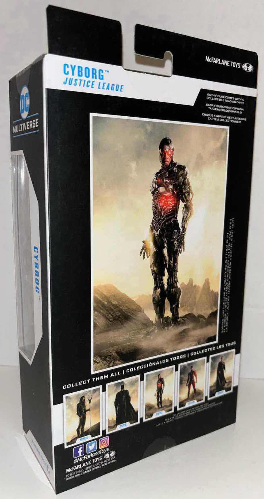 Photo 3 of NEW 6-PACK MCFARLANE TOYS DC MULTIVERSE ACTION FIGURE & ACCESSORIES, JUSTICE LEAGUE: "CYBORG"