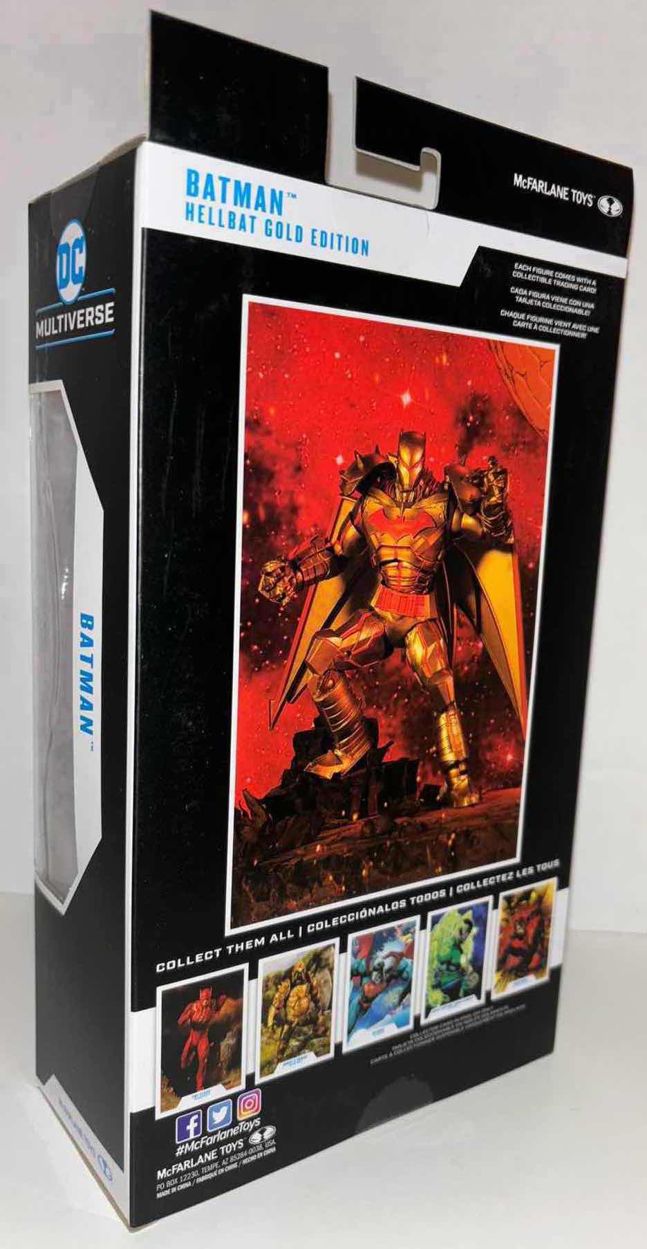 Photo 3 of NEW 6-PACK MCFARLANE TOYS DC MULTIVERSE ACTION FIGURE & ACCESSORIES, BATMAN “HELLBAT GOLD EDITION”