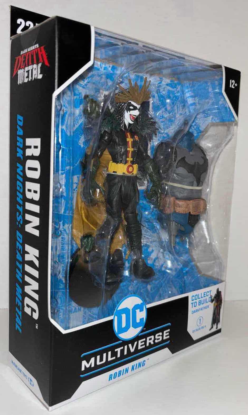 Photo 1 of NEW MCFARLANE TOYS DC MULTIVERSE ACTION FIGURE & ACCESSORIES, DARK KNIGHTS: DEATH METAL "ROBIN KING"
(COLLECT TO BUILD
DARKFATHER- #1 OF 4)